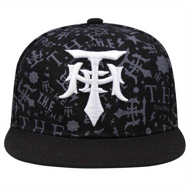 Creative Snapback Hat T Embroidery Graffiti HipHop Hat