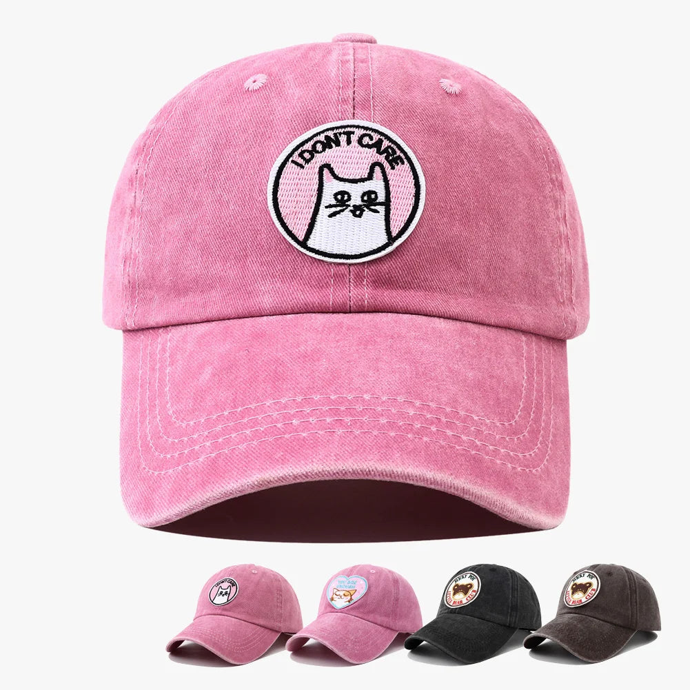 New Cute Women's Animal Baseball Cap Snapback Hat Casquette Femme