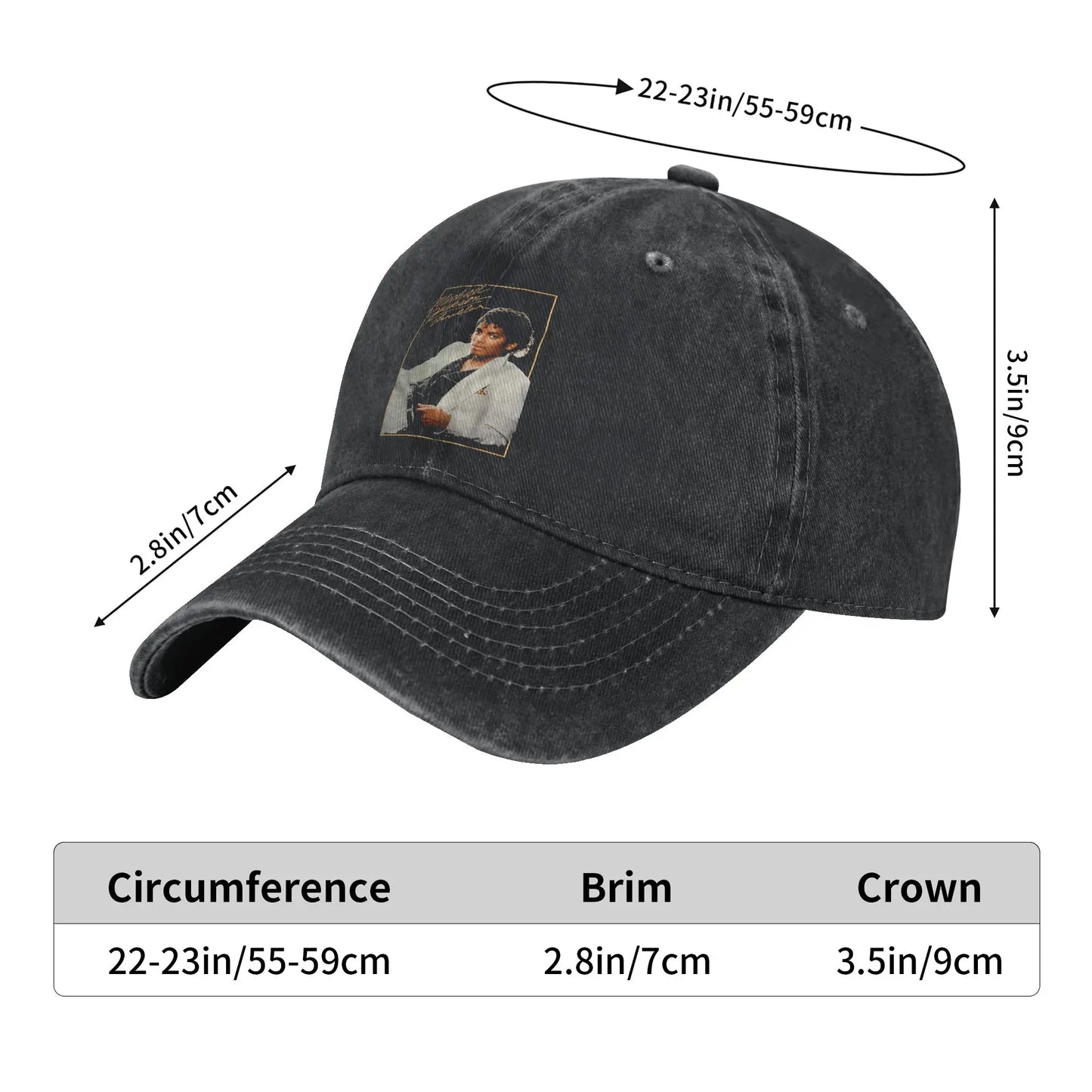 Michaels Pop King Jacksons Unstructured Baseball Caps