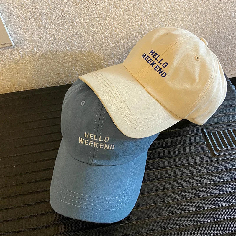 Spring Summer Adjustable Baseball Cap For Women Men