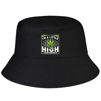 Cannabis I'm A Little High Maintenance Bucket Hat