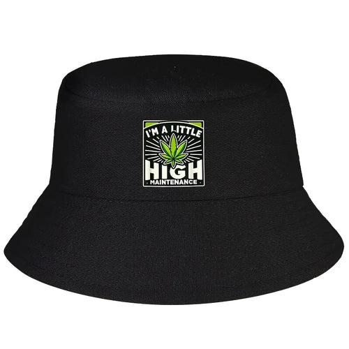 Cannabis I'm A Little High Maintenance Bucket Hat