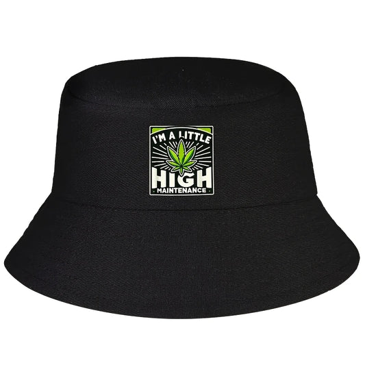 Cannabis I'm A Little High Maintenance Bucket Hat