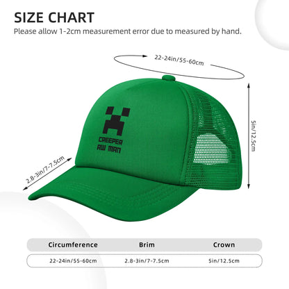 Adult Creepers Aw Man Trucker Cap Mesh Baseball Cap
