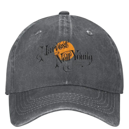 Neil Young Casual Baseball Cap Summer Harvest Trucker Hat