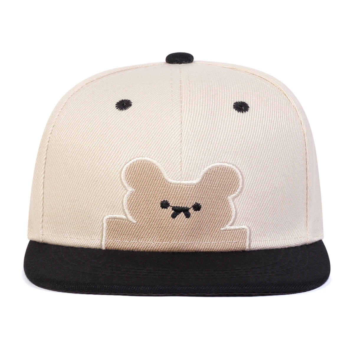 Children Little Bear Embroidery Baseball Caps Hip Hop Hats