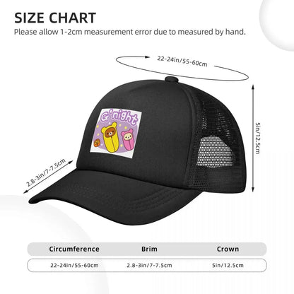 Good Night Rilakkuma Mesh Baseball Caps