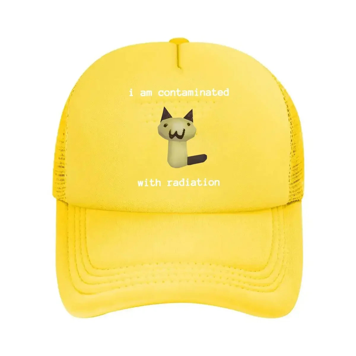 New “Radiation Cat Fun, Meme Design” Mesh Baseball Cap