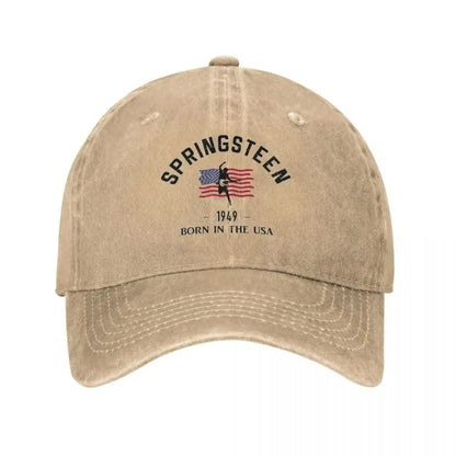 Vintage Bruce USA Springsteen Baseball Caps