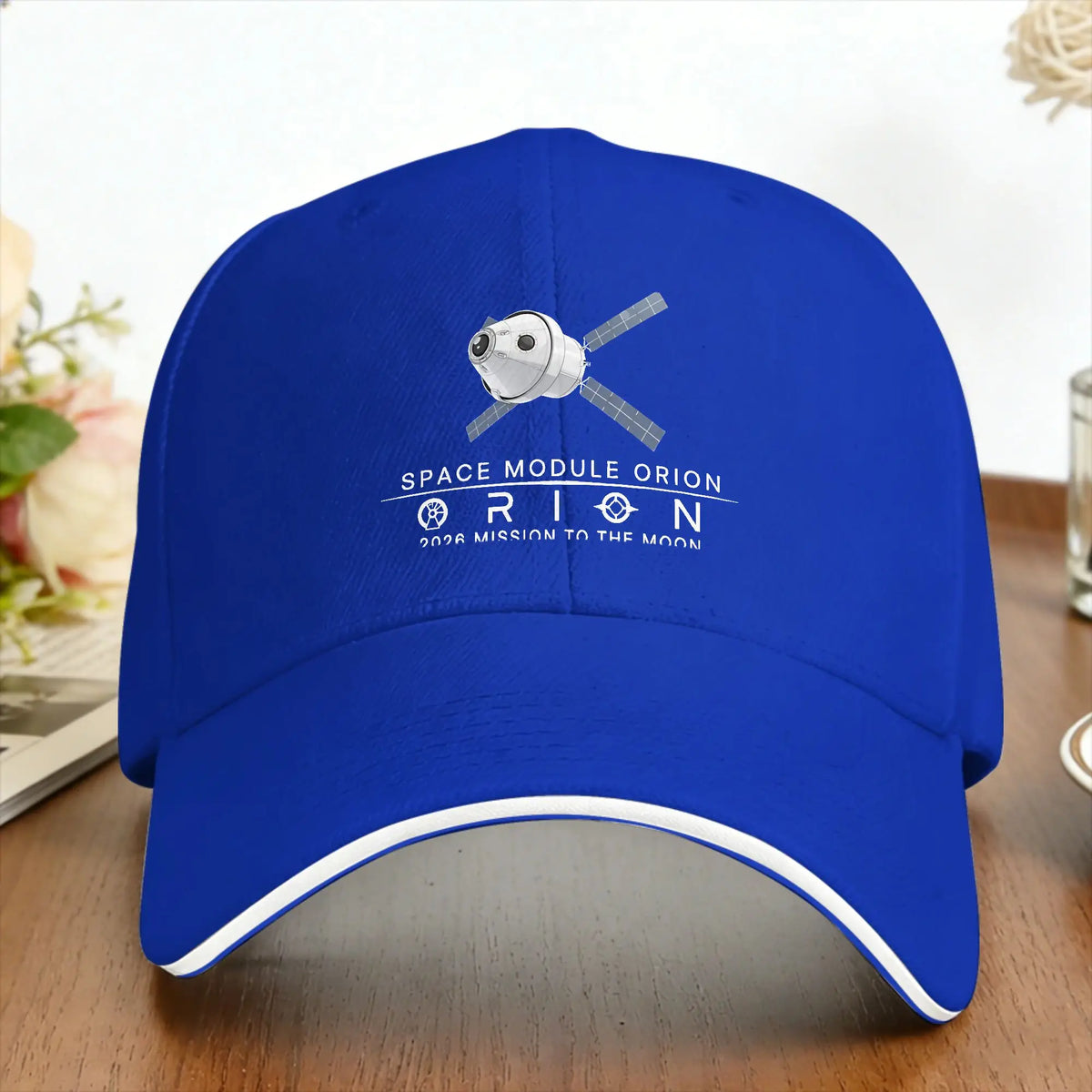 Artemis Orion Space Module 2026 Mission to the Moon Art Baseball Cap
