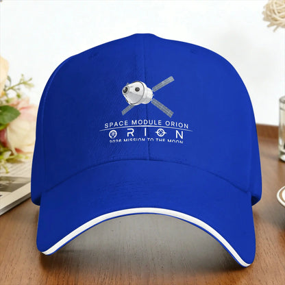 Artemis Orion Space Module 2026 Mission to the Moon Art Baseball Cap