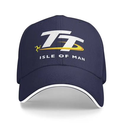 Isle of Man TT Races Motorcycle Print Baseball Cap