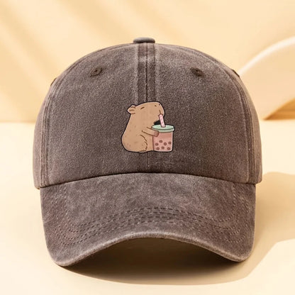 Cute Printed Baseball Cap With Fashionable Suitable For Men And Women