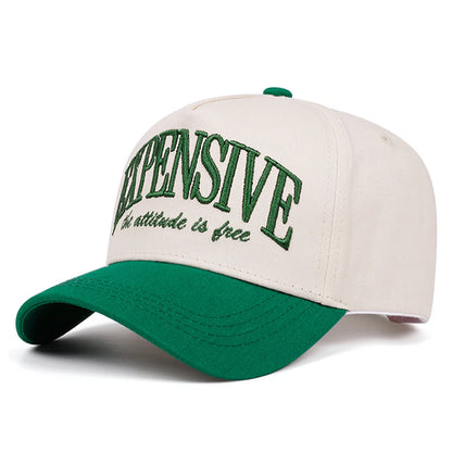 Skateboard Hat Letter EXPENSIVE Embroidered Hip Hop Hat Baseball Hat