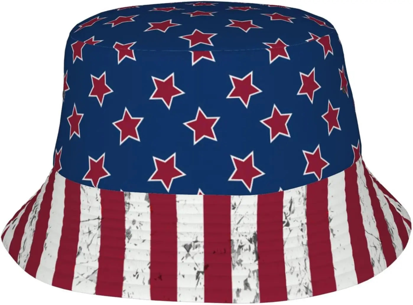 USA Flag Sun Hats For Men Women American Flag Bucket Hat