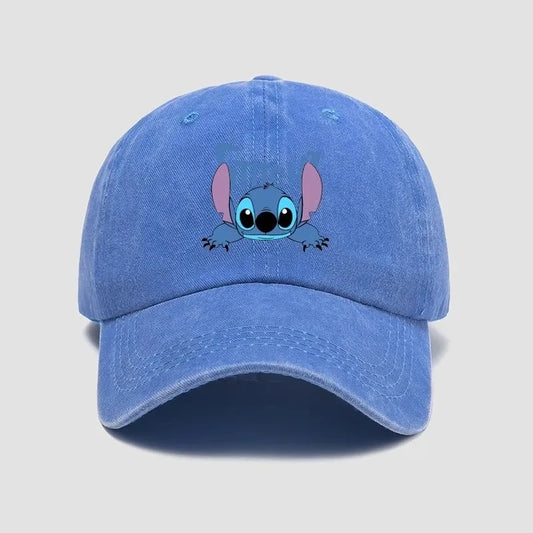 Stitch Baseball Caps Disney Cute Cartoon Anime Figures Casual Hat