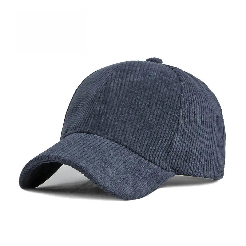Corduroy Baseball Cap For Women Men New