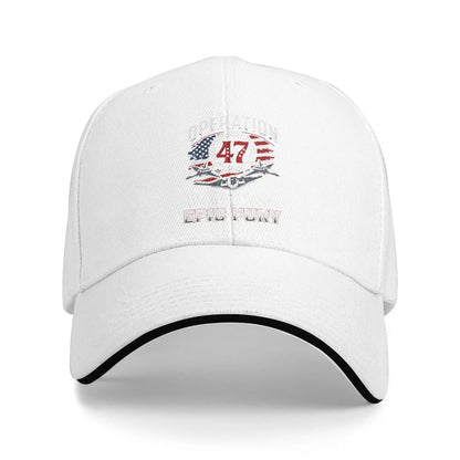 Operation Epics Fury 47 Retro Hunting Camping Hip Hop Hats Baseball Caps