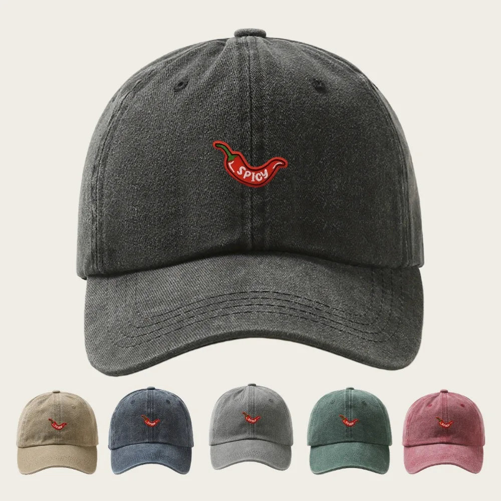 Retro Washed Baseball Caps For Women