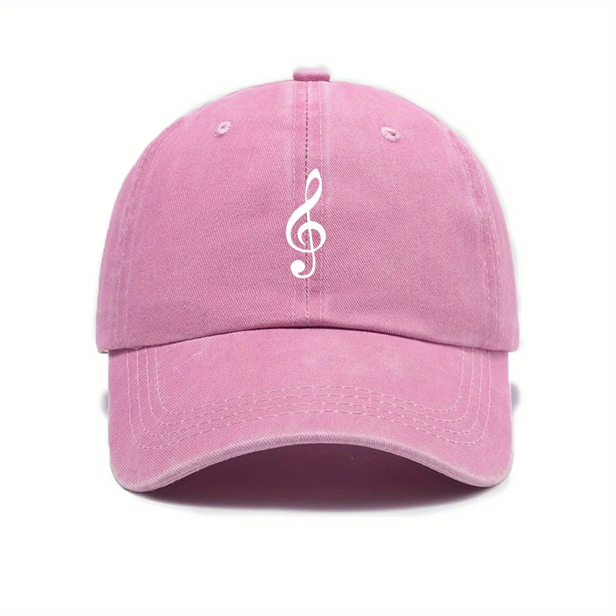 Music Note Printed Baseball Cap