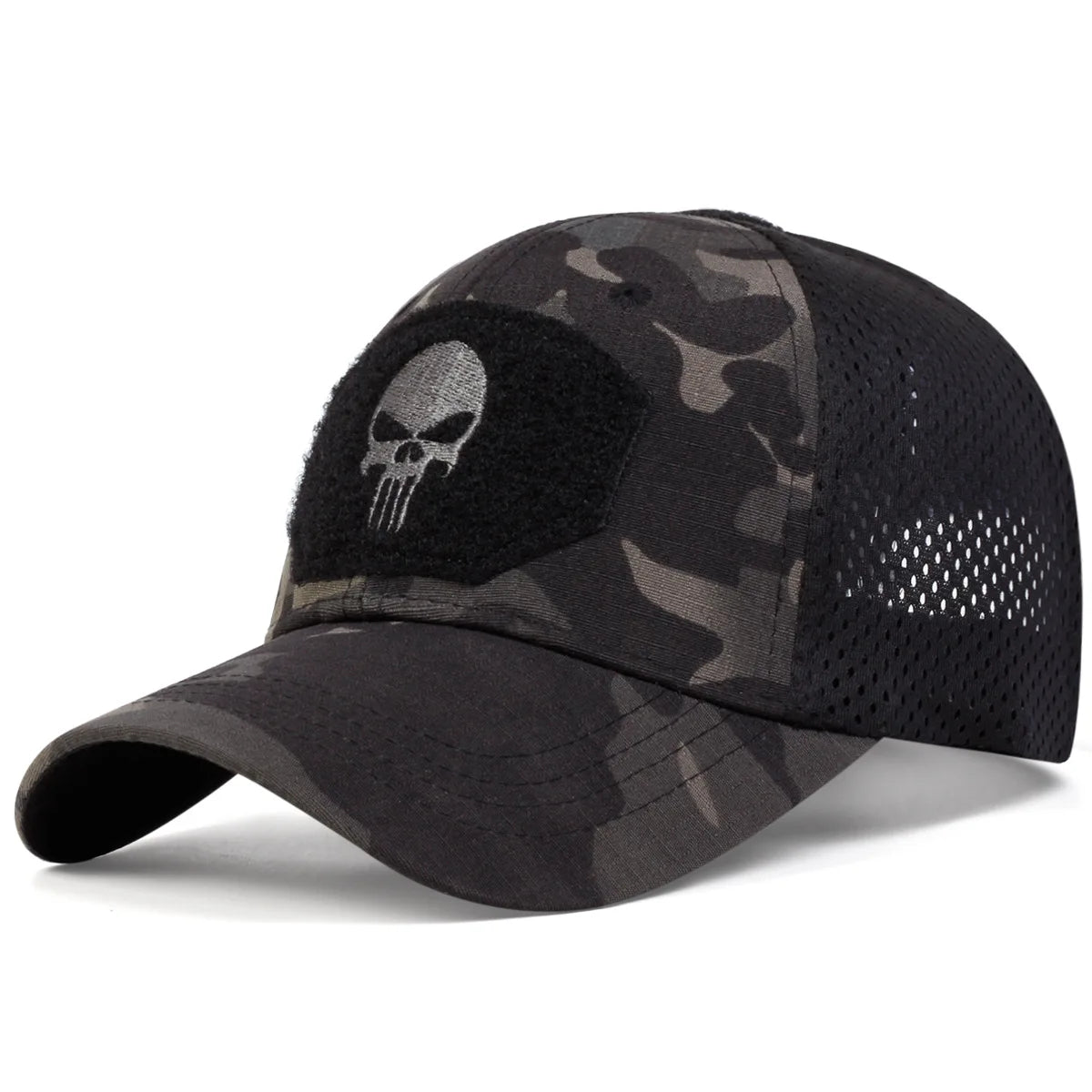 Unisex Skull Embroidered Baseball Caps