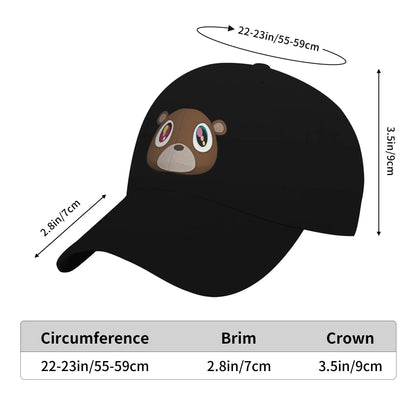 Graduation Bear Kanye West Baseball Cap