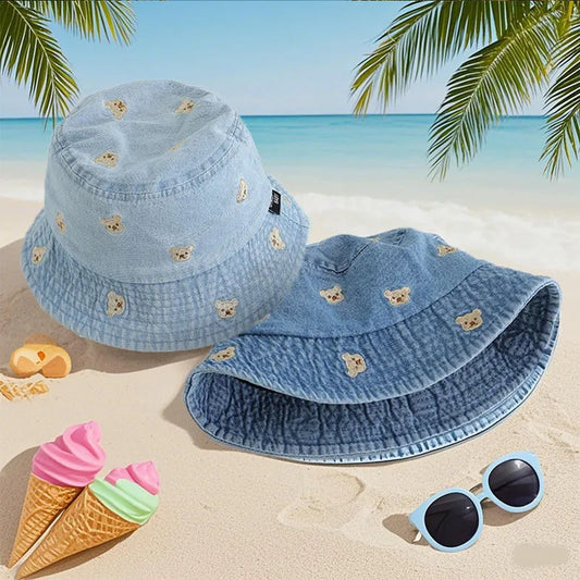 Spring Summer Baby Caps Lovely Bear
