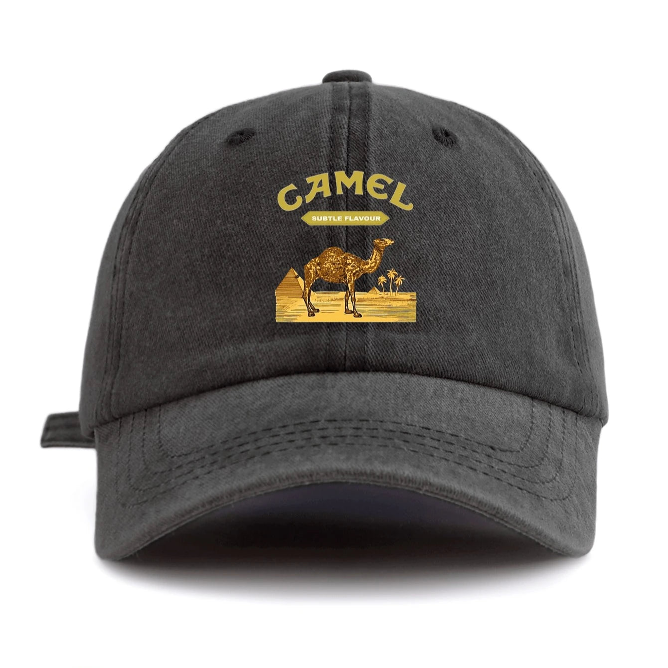 CAMEL Print Washed Baseball Cap