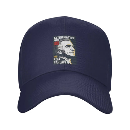 Reza Pahlavi Alternative For Iran Portrait Sun Baseball Cap
