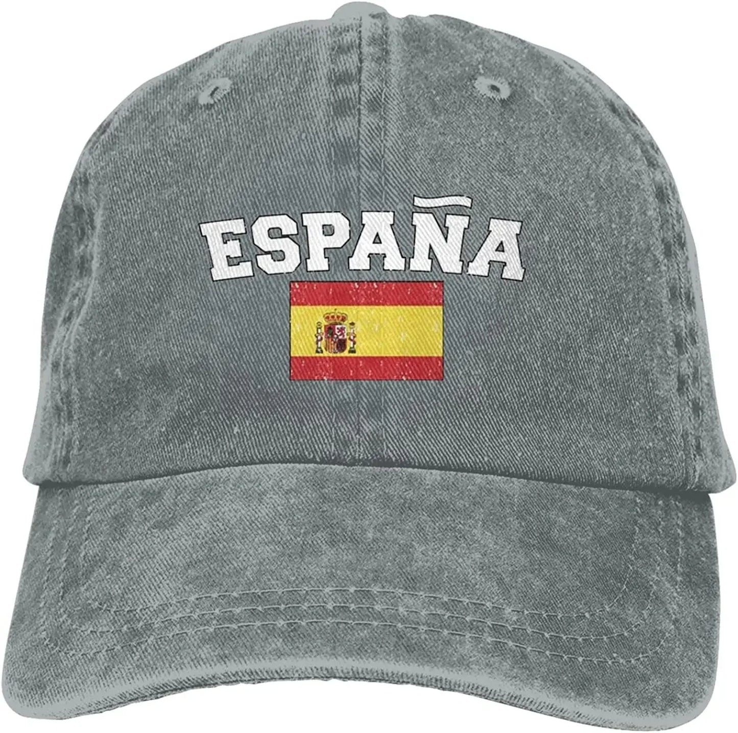 Espana Flag of Spain Spanish Denim Hats Baseball Caps