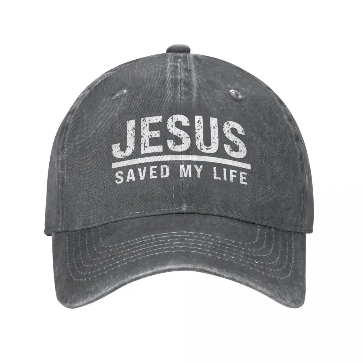 Jesus Saved My Life Ponytail Baseball Cap