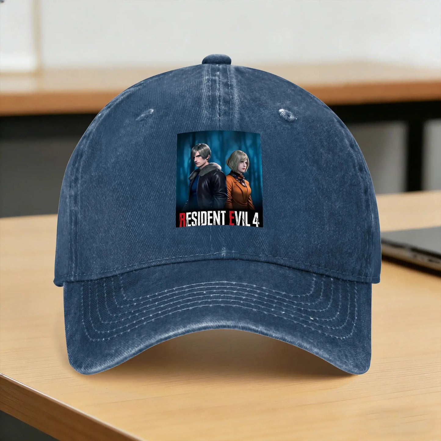 Washed Baseball Cap Leon and Ashley Residents Evils