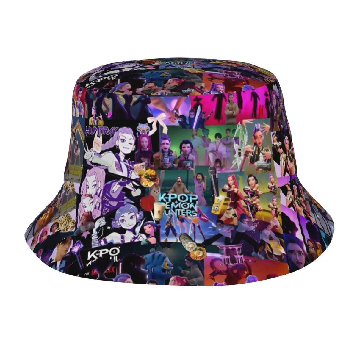 Travel Headwear Huntrix Girl Merchandise Bucket Hat Fashion Woman Sun Hat KPop Demon Hunters Panama Hat
