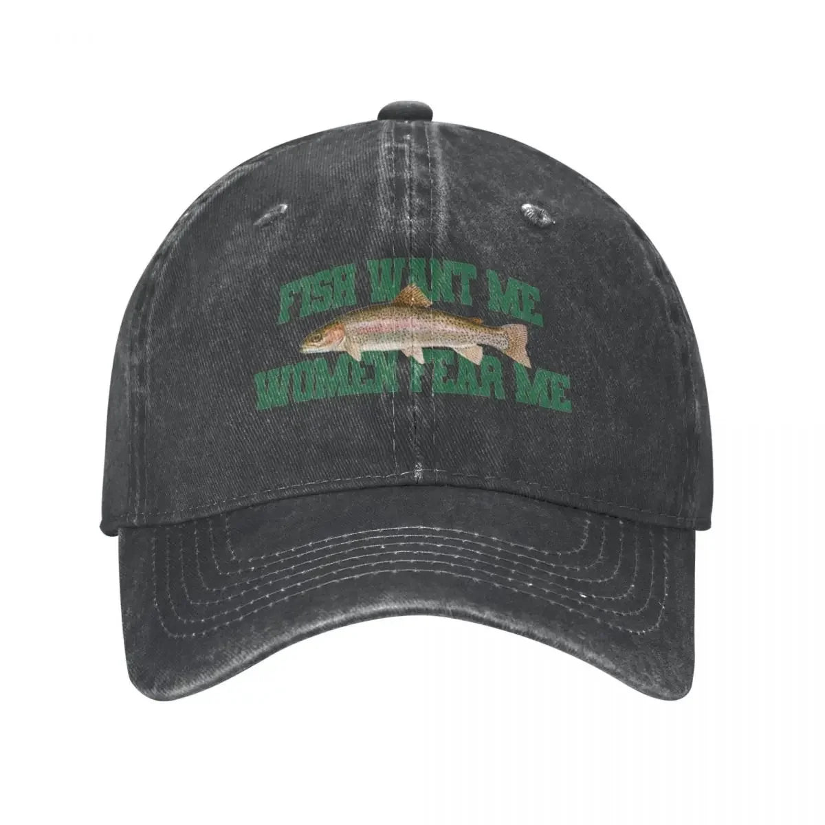 Fish Want Me Women Fear Me Meme Baseball Caps Classic