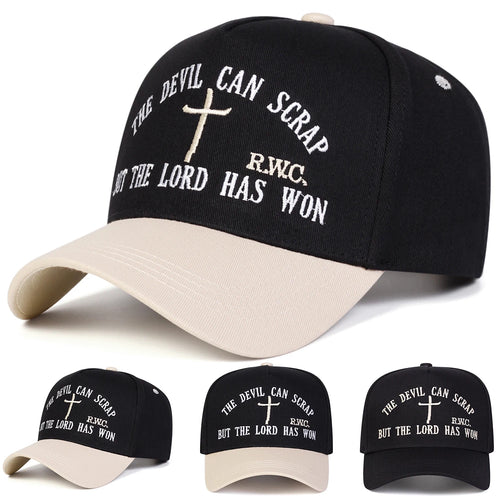 Unisex BUT THE LORD HAS WON Embroidery Baseball Caps Spring Autumn