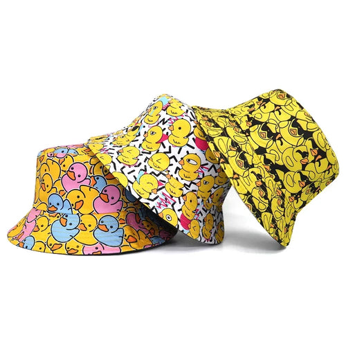 Duck Print Bucket Hats