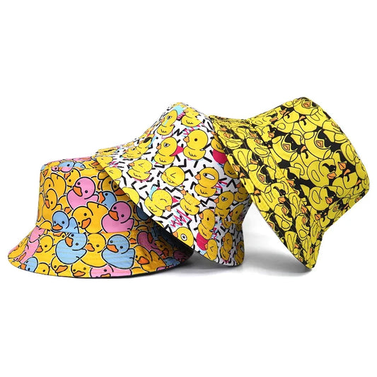 Duck Print Bucket Hats