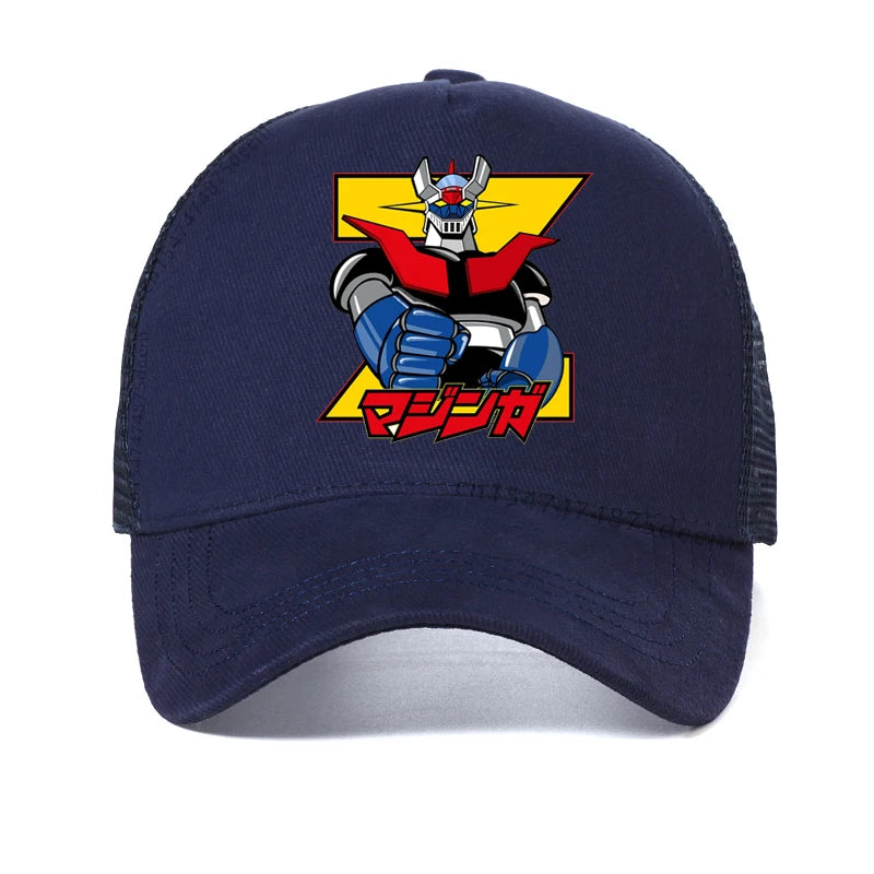 Mazinger Z Anime Movie Robot Hat Men's Goldorak Baseball Cap