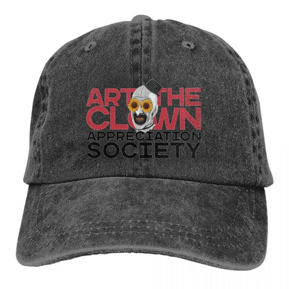 Vintage Terrifier 2 Art The Clown Appreciation Society Baseball Cap