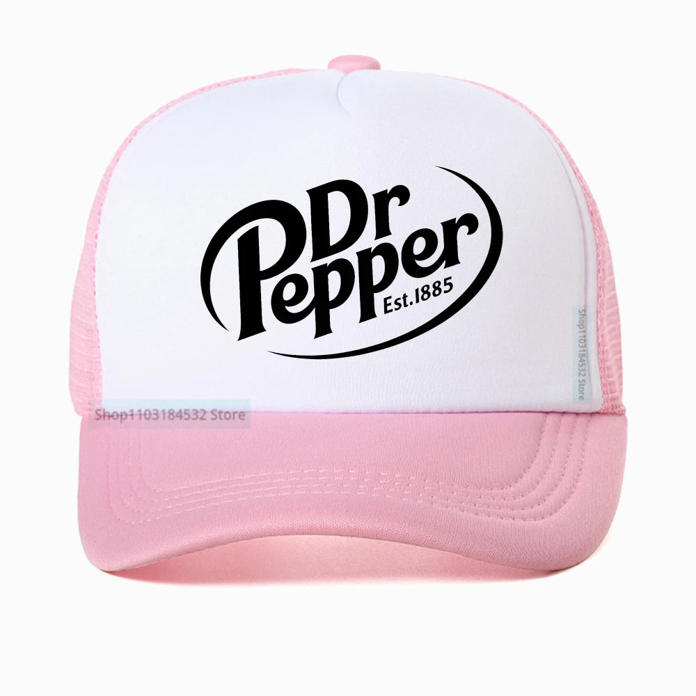 Unisex Dr Pepper Letter Print Baseball Caps