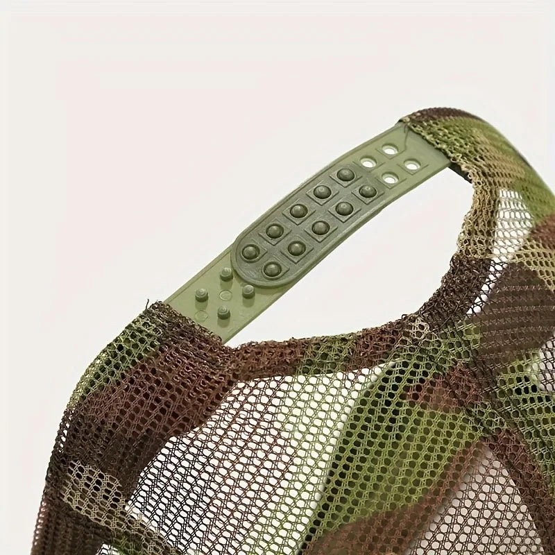 Camouflage Breathable Mesh Truck Driver Baseball Hat