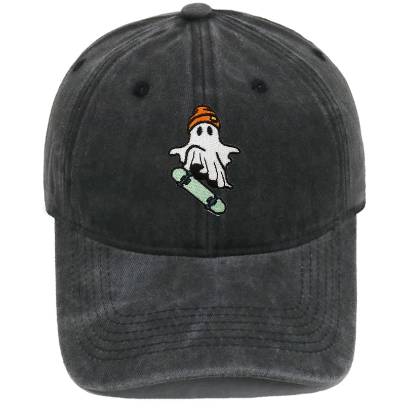 Baseball Cap Skateboard Ghost