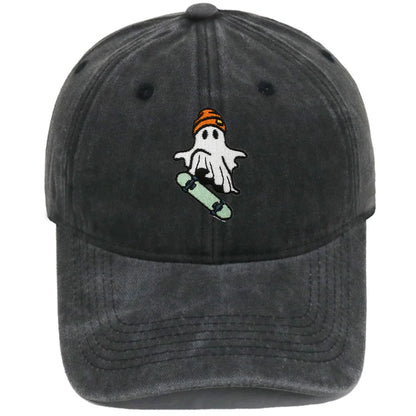Baseball Cap Skateboard Ghost