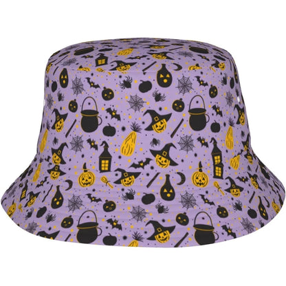 Bucket Hat For Halloween Cool Novelty Hats For Women Men Witch Hat Pumpkin Soup