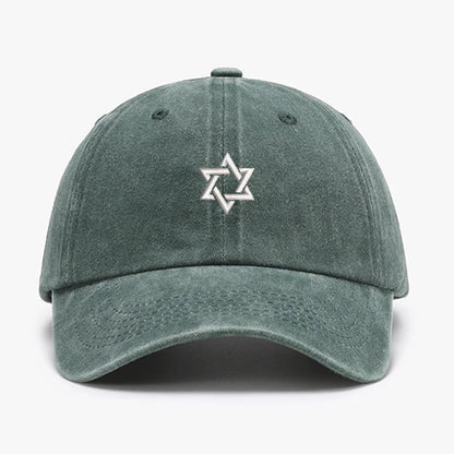 Embroidered Star of David Baseball Caps
