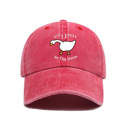 Big Goose Printed Baseball Hat For Men And Women
