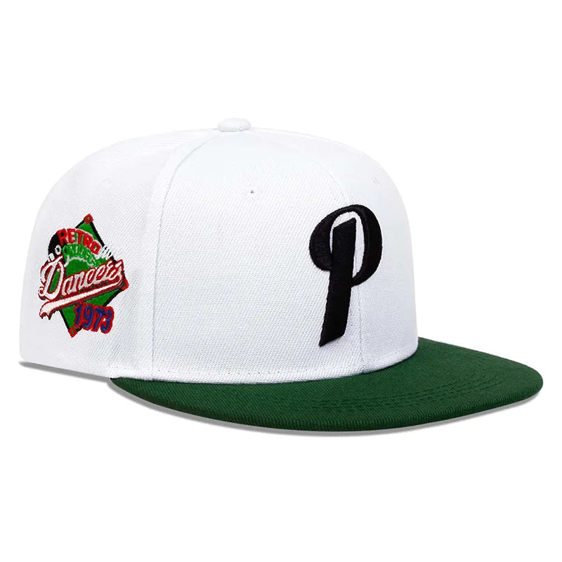 Unisex P Letter Embroidery Hip-hop Hats Outdoor