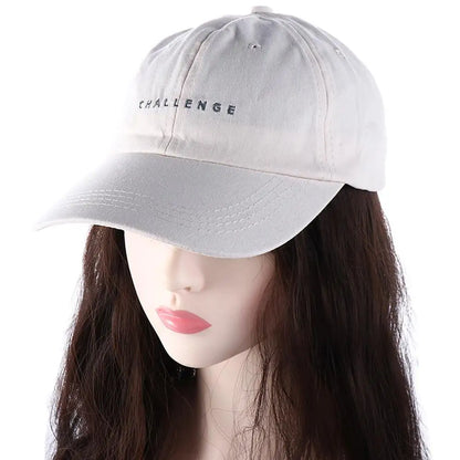 Adjustable Hip Hop Korean Girls Boys Outdoor Women CHALLENGE Hat Baseball Cap