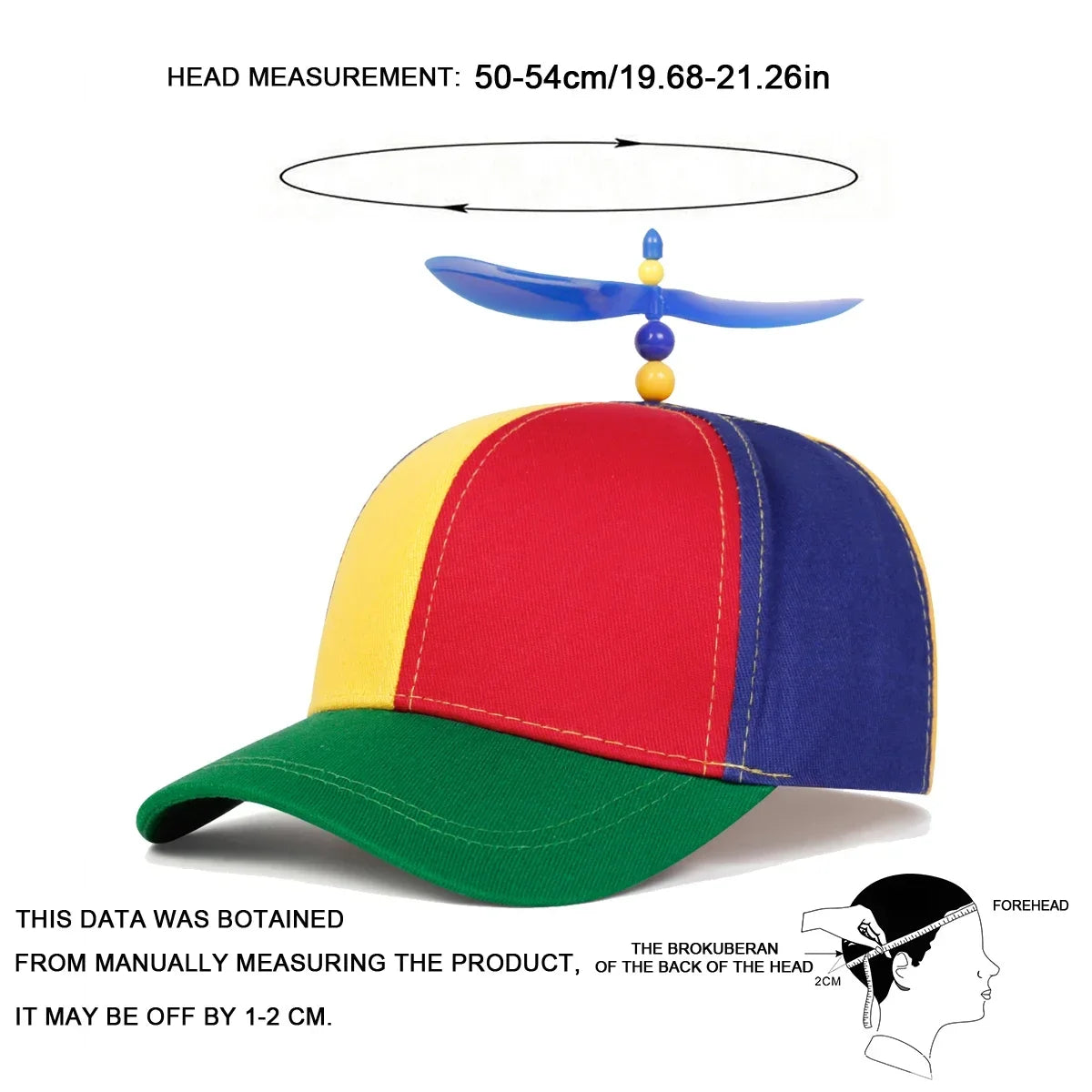 Children Personalized Propeller Baseball Caps