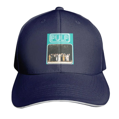 Pulp Rock Band Logo Cap Fashion Casual Baseball Caps